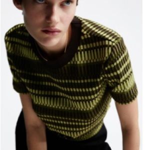 Zara Jacquard T shirt